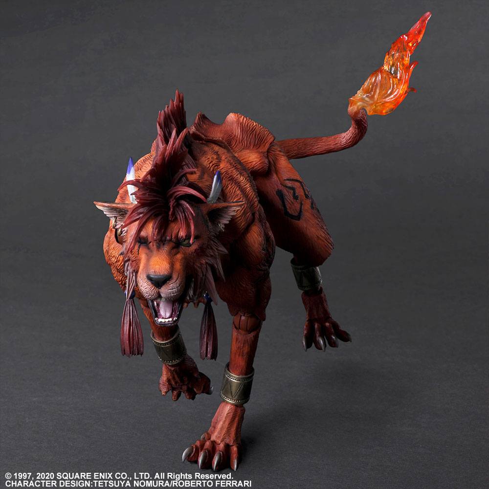 Final Fantasy VII Remake Play Arts Kai Action Figure Red XIII 18cm - Action Figures - Square Enix - Hobby Figures UK
