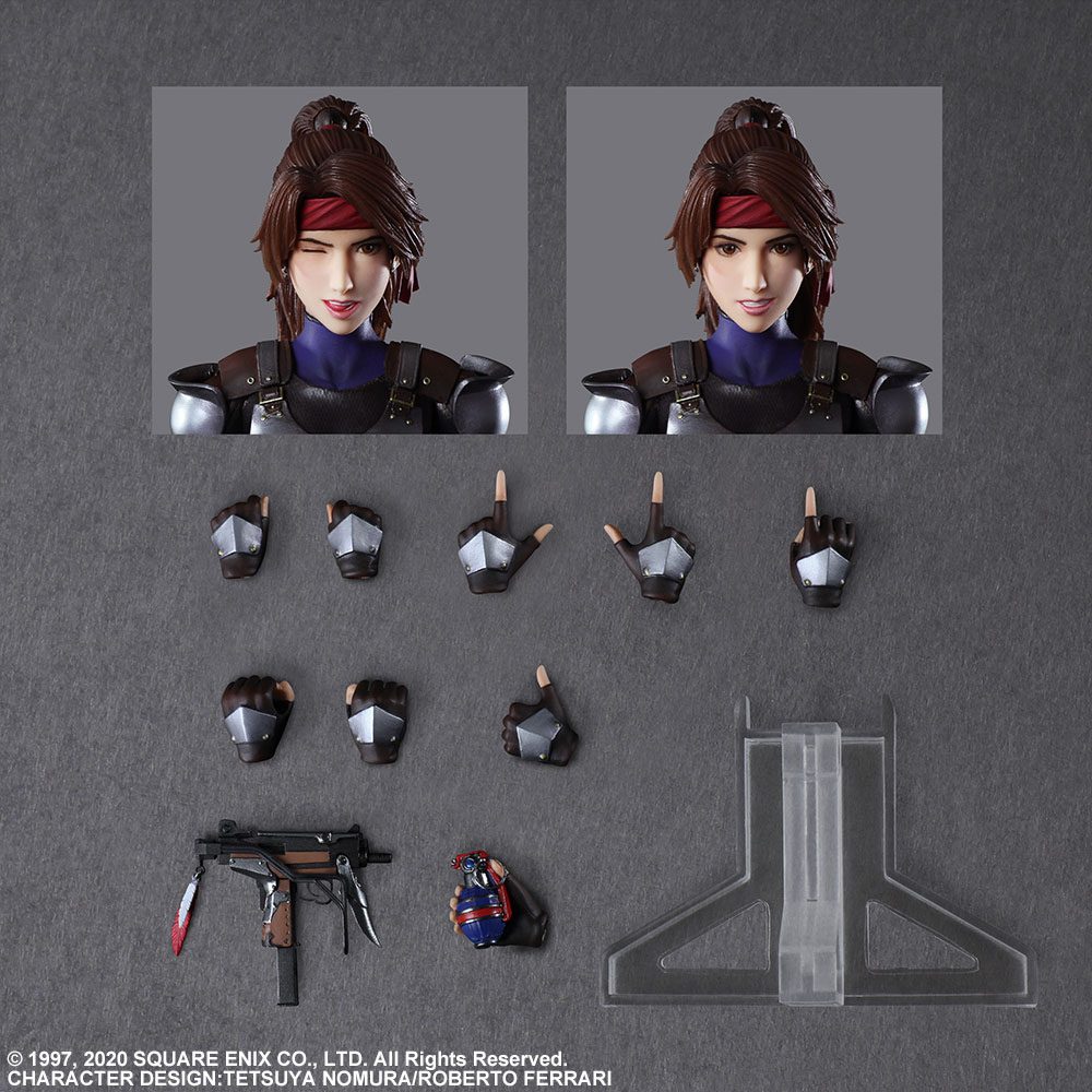 Final Fantasy VII Remake Play Arts Kai Action Figure & Vehicle Jessie & Bike - Action Figures - Square Enix - Hobby Figures UK