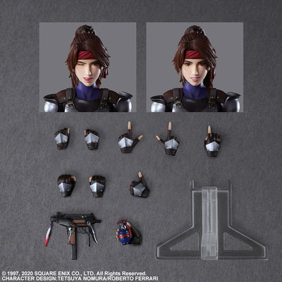Final Fantasy VII Remake Play Arts Kai Action Figure & Vehicle Jessie & Bike - Action Figures - Square Enix - Hobby Figures UK