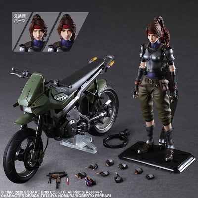Final Fantasy VII Remake Play Arts Kai Action Figure & Vehicle Jessie & Bike - Action Figures - Square Enix - Hobby Figures UK