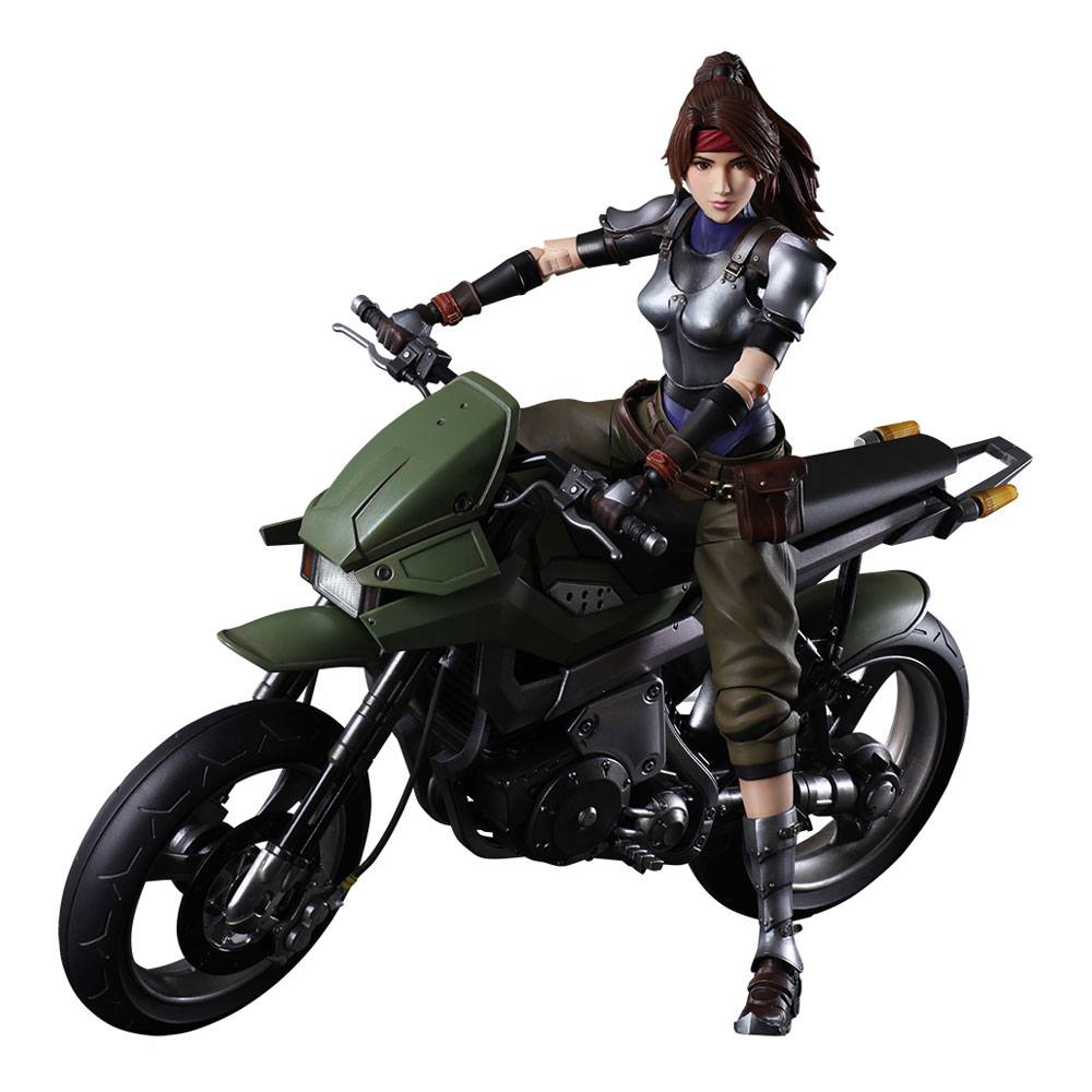 Final Fantasy VII Remake Play Arts Kai Action Figure & Vehicle Jessie & Bike - Action Figures - Square Enix - Hobby Figures UK