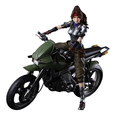Final Fantasy VII Remake Play Arts Kai Action Figure & Vehicle Jessie & Bike - Action Figures - Square Enix - Hobby Figures UK