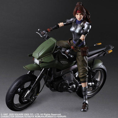 Final Fantasy VII Remake Play Arts Kai Action Figure & Vehicle Jessie & Bike - Action Figures - Square Enix - Hobby Figures UK