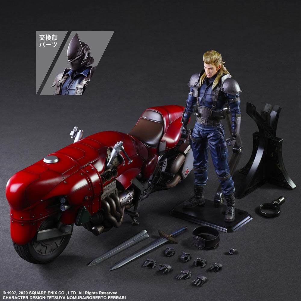 Final Fantasy VII Remake Play Arts Kai Action Figure & Vehicle Roche & Bike - Action Figures - Square Enix - Hobby Figures UK