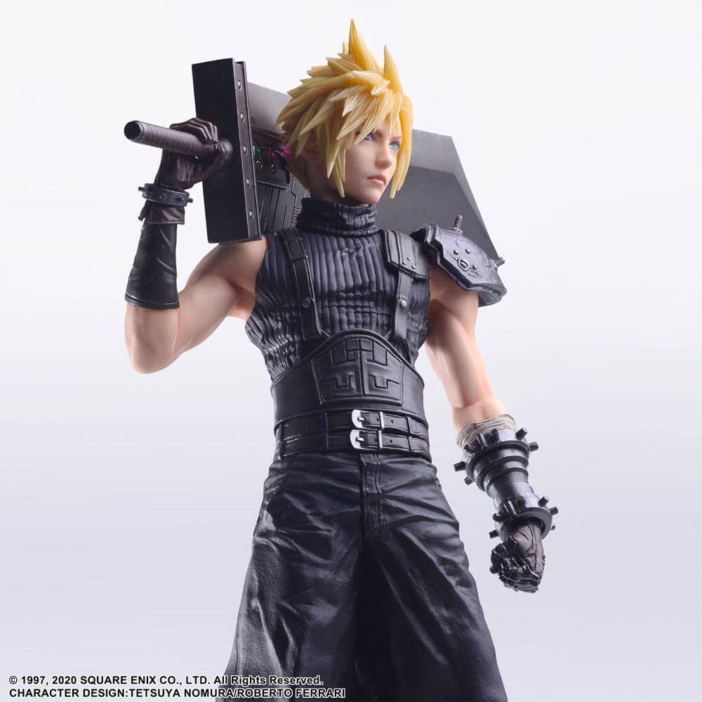 Final Fantasy VII Remake Static Arts Gallery Statue Cloud Strife 26cm - Scale Statue - Square Enix - Hobby Figures UK