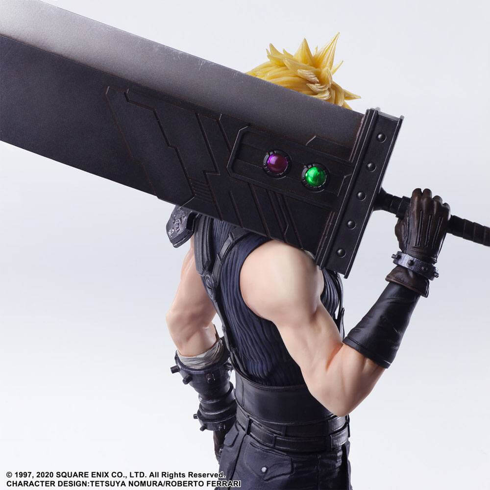 Final Fantasy VII Remake Static Arts Gallery Statue Cloud Strife 26cm - Scale Statue - Square Enix - Hobby Figures UK