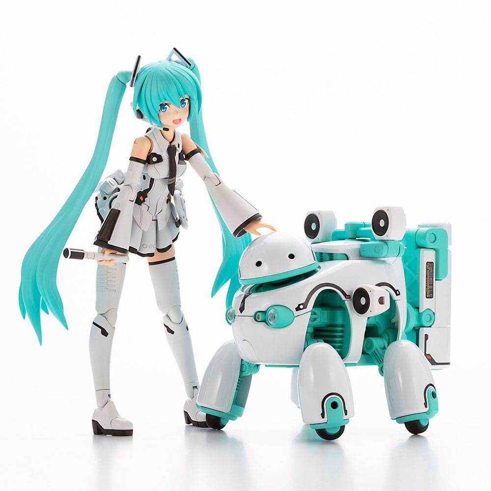 Hatsune Miku Frame Arms Girl Plastic Model Kit Music Girl Hatsune Miku (Maruttoys Ver.) & Tamotu (Miku Ver.) 15cm - Model Kit - Kotobukiya - Hobby Figures UK