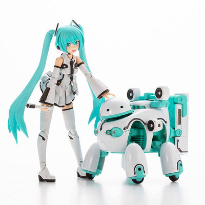 Hatsune Miku Frame Arms Girl Plastic Model Kit Music Girl Hatsune Miku (Maruttoys Ver.) & Tamotu (Miku Ver.) 15cm - Model Kit - Kotobukiya - Hobby Figures UK