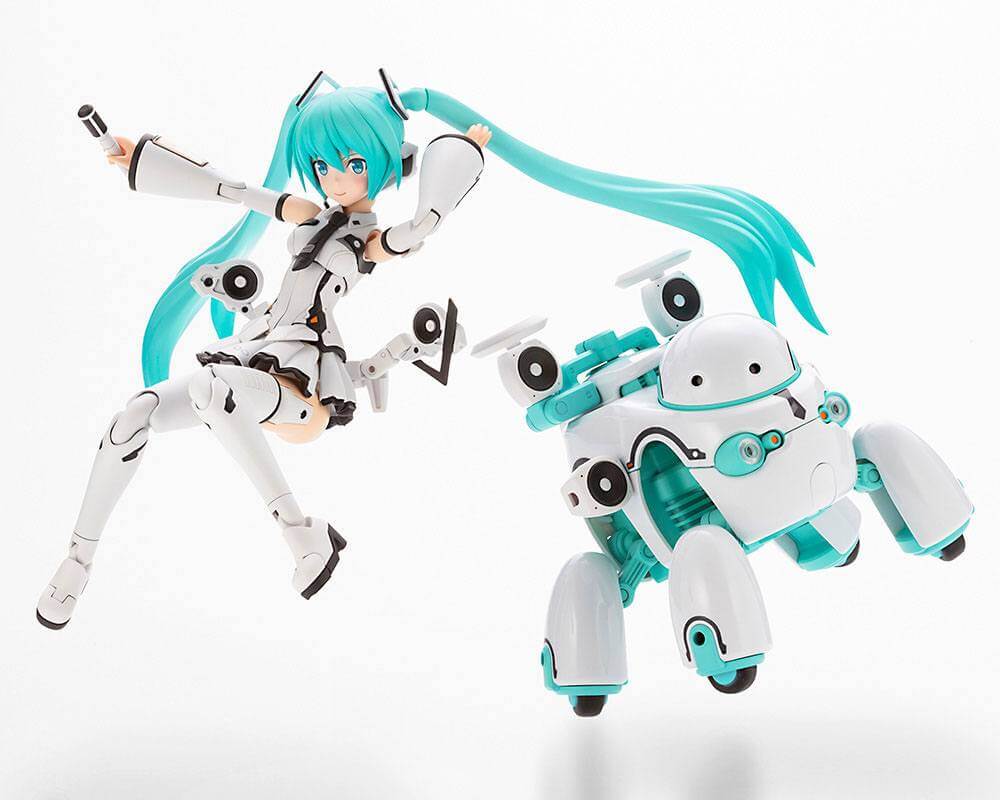 Hatsune Miku Frame Arms Girl Plastic Model Kit Music Girl Hatsune Miku (Maruttoys Ver.) & Tamotu (Miku Ver.) 15cm - Model Kit - Kotobukiya - Hobby Figures UK