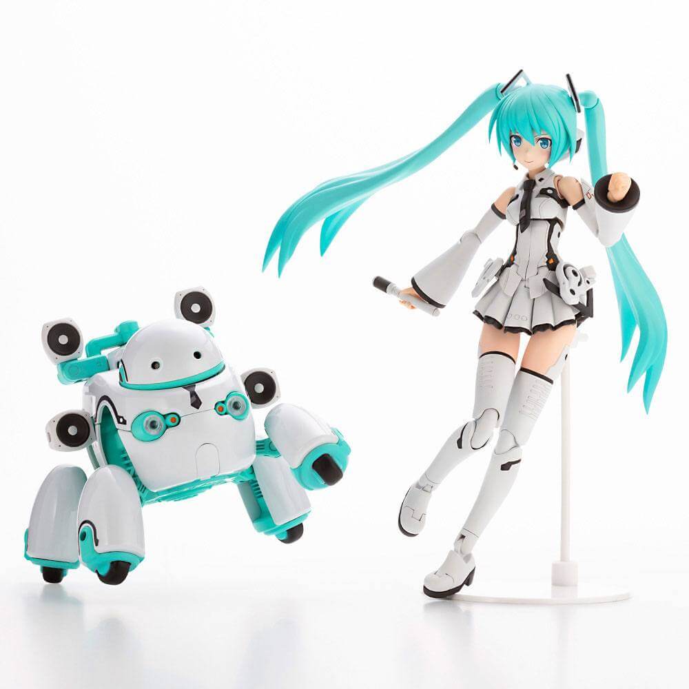 Hatsune Miku Frame Arms Girl Plastic Model Kit Music Girl Hatsune Miku (Maruttoys Ver.) & Tamotu (Miku Ver.) 15cm - Model Kit - Kotobukiya - Hobby Figures UK