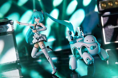 Hatsune Miku Frame Arms Girl Plastic Model Kit Music Girl Hatsune Miku (Maruttoys Ver.) & Tamotu (Miku Ver.) 15cm - Model Kit - Kotobukiya - Hobby Figures UK