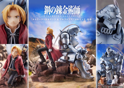 Fullmetal Alchemist: Brotherhood PVC Statue Edward Elric & Alphonse Elric Brothers 24cm - Scale Statue - Proof - Hobby Figures UK