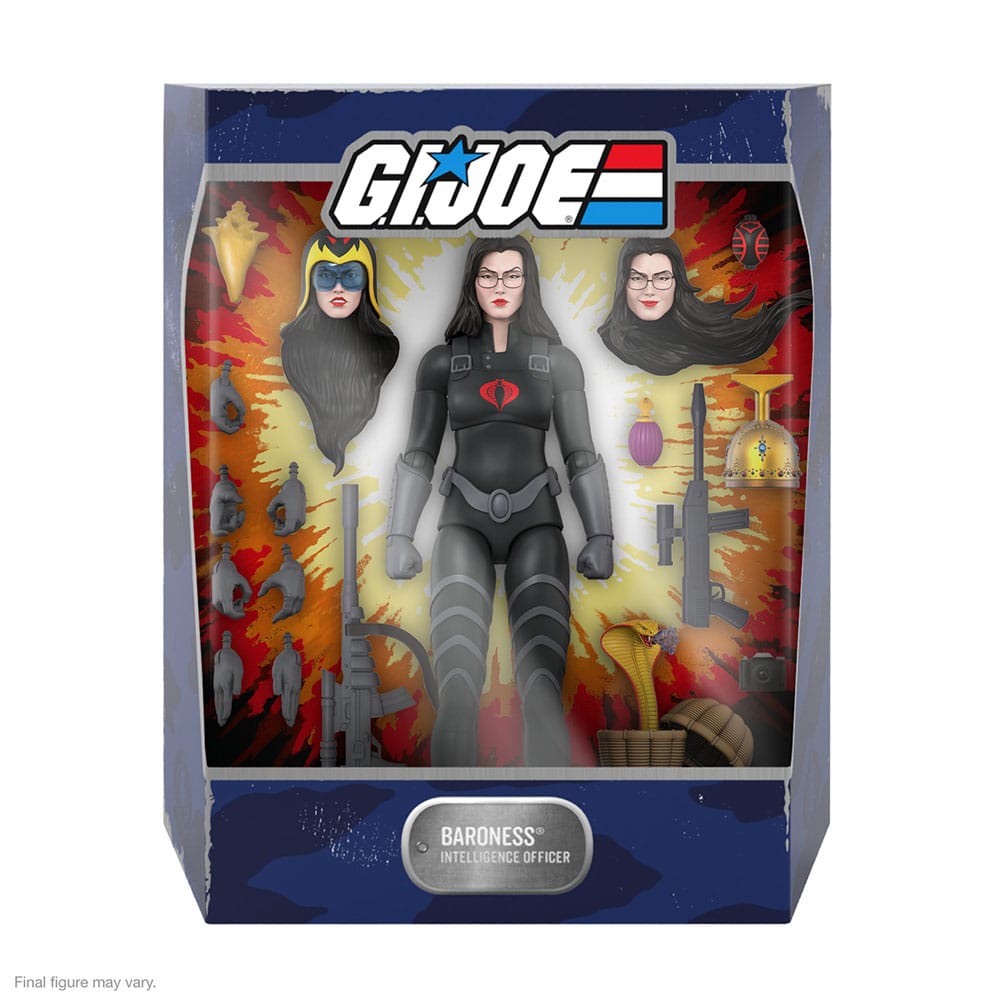 G.I. Joe Ultimates Action Figure Baroness (Black Suit) 18cm - Action Figures - Super7 - Hobby Figures UK