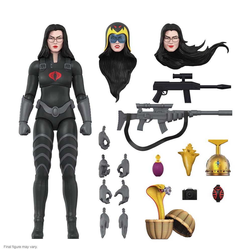 G.I. Joe Ultimates Action Figure Baroness (Black Suit) 18cm - Action Figures - Super7 - Hobby Figures UK