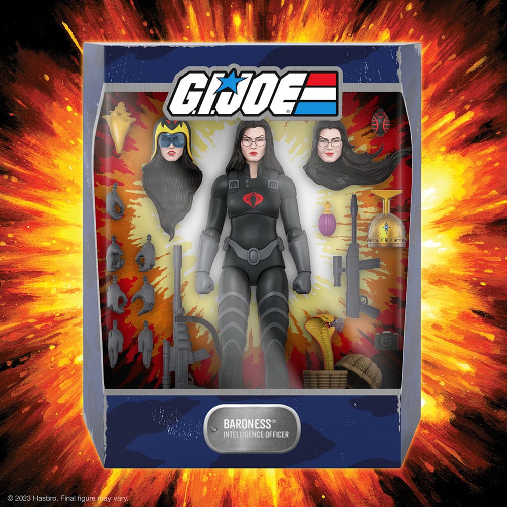G.I. Joe Ultimates Action Figure Baroness (Black Suit) 18cm - Action Figures - Super7 - Hobby Figures UK
