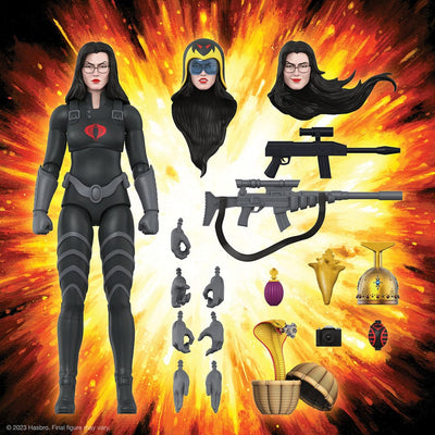 G.I. Joe Ultimates Action Figure Baroness (Black Suit) 18cm - Action Figures - Super7 - Hobby Figures UK