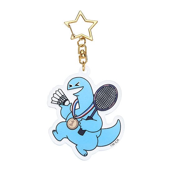 Gal & Dino GoodSmile Moment Keychain Glow-in-the-Dark Badminton 7cm