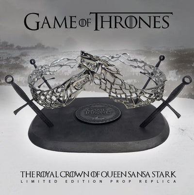 Game of Thrones 1/1 Prop Replica The Royal Crown Of Queen Sansa Stark Limited Edition 25cm - Scale Statue - Factory Entertainment - Hobby Figures UK