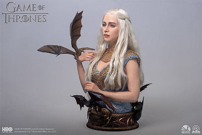 Game of Thrones PVC Statue 1/1 Mother of Dragons Daenerys Targaryen 75cm - Scale Statue - Infinity Studio - Hobby Figures UK