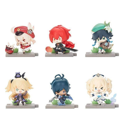 Genshin Impact Battle Scene Series Trading Figure 6-Pack Mondstadt Edition 5cm - Mini Figures - MiHoYo - Hobby Figures UK