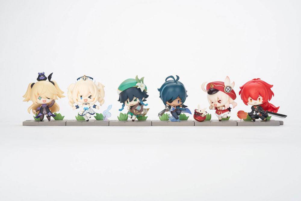 Genshin Impact Battle Scene Series Trading Figure 6-Pack Mondstadt Edition 5cm - Mini Figures - MiHoYo - Hobby Figures UK
