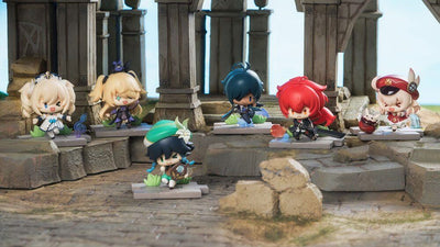 Genshin Impact Battle Scene Series Trading Figure 6-Pack Mondstadt Edition 5cm - Mini Figures - MiHoYo - Hobby Figures UK