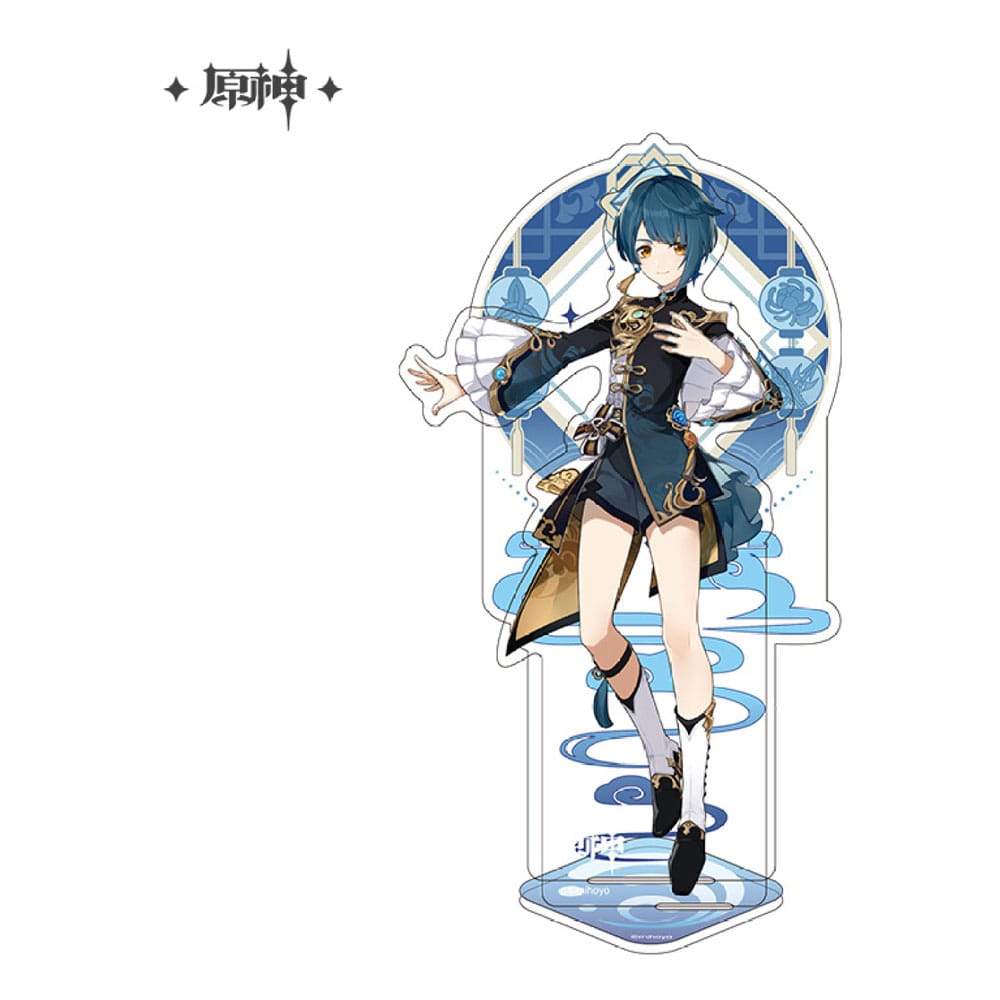 Genshin Impact Liyue Theme Series Character Acryl Figure: Xingqiu 14cm - Mini Figures - MiHoYo - Hobby Figures UK