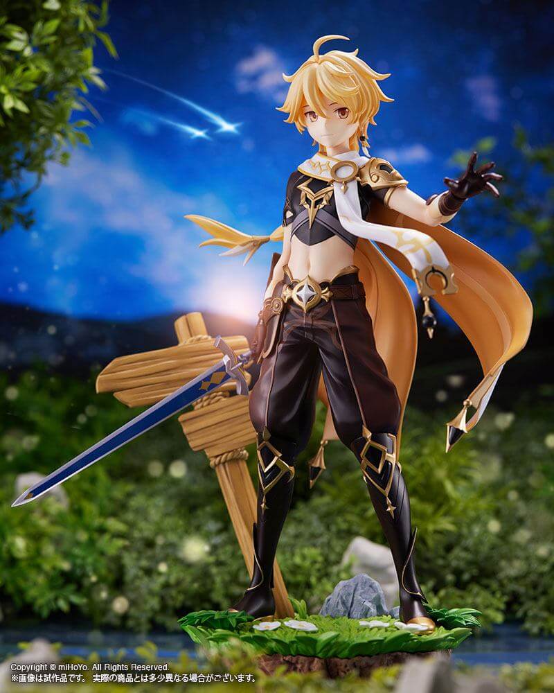 Genshin Impact Statue 1/7 Aether Bonus Edition 27cm - Scale Statue - Kotobukiya - Hobby Figures UK