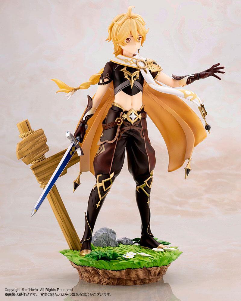 Genshin Impact Statue 1/7 Aether Bonus Edition 27cm - Scale Statue - Kotobukiya - Hobby Figures UK