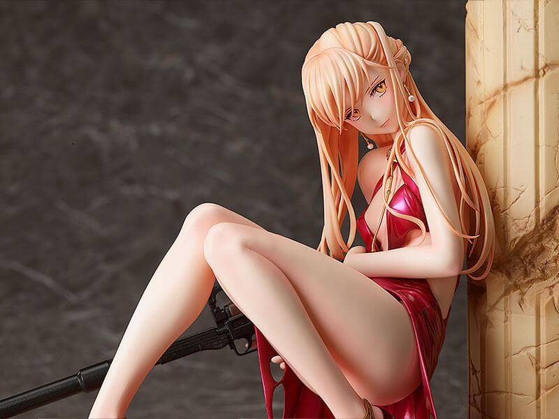 Girls Frontline PVC Statue 1/4 OTs-14 Groza: Dinner Dictator Heavy Damage Ver. 21cm - Scale Statue - FREEing - Hobby Figures UK