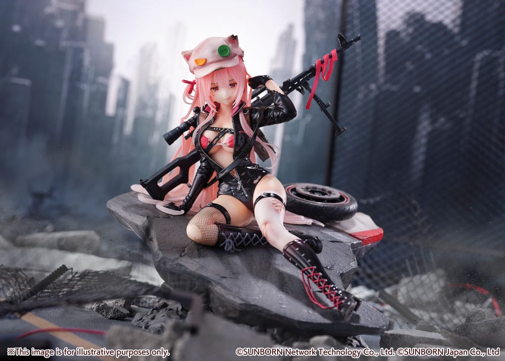 Girls' Frontline SHIBUYA SCRAMBLE FIGURE PVC Statue 1/7 UKM-2000 Gale Lightning -Wounded Ver.- 20cm - Scale Statue - eStream - Hobby Figures UK