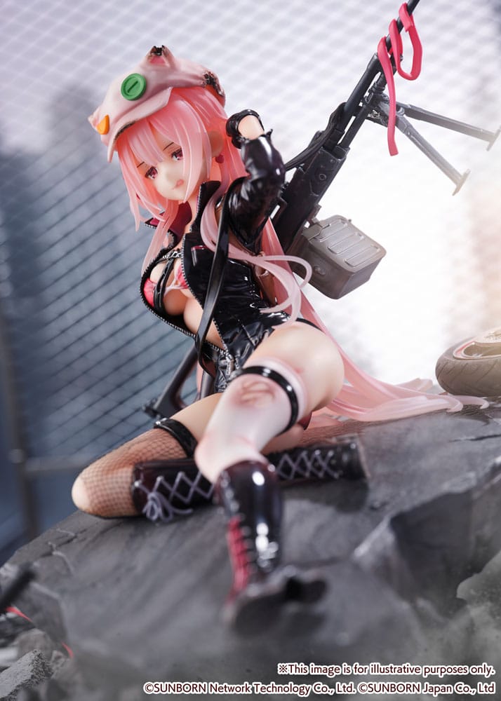 Girls' Frontline SHIBUYA SCRAMBLE FIGURE PVC Statue 1/7 UKM-2000 Gale Lightning -Wounded Ver.- 20cm - Scale Statue - eStream - Hobby Figures UK