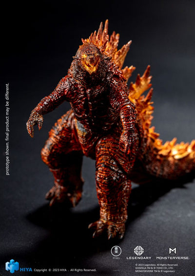 Godzilla Exquisite Basic Action Figure Godzilla: King of the Monsters Burning Godzilla 18cm - Action Figures - Hiya Toys - Hobby Figures UK