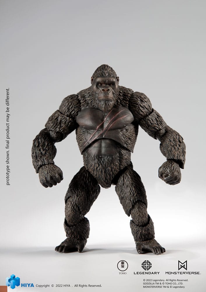 Godzilla Exquisite Basic Action Figure Godzilla vs Kong (2021) Kong 16 ...