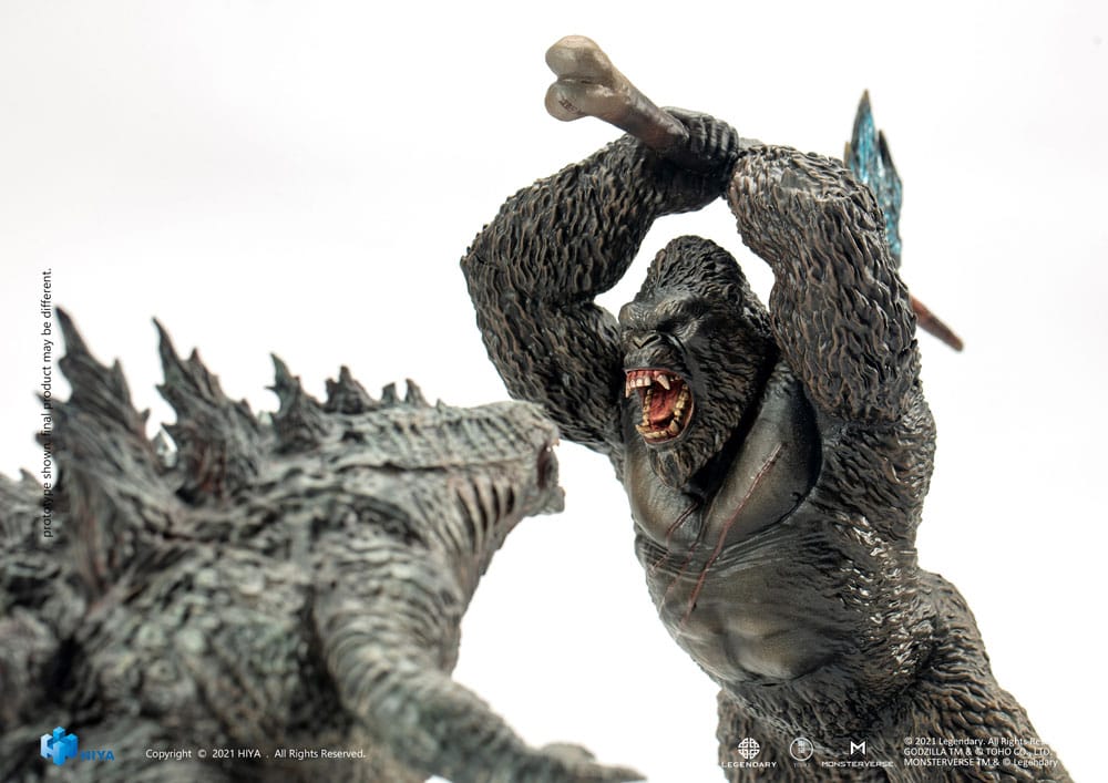 Godzilla PVC Statue Godzilla vs Kong (2021) Kong 26cm - Action Figures - Hiya Toys - Hobby Figures UK