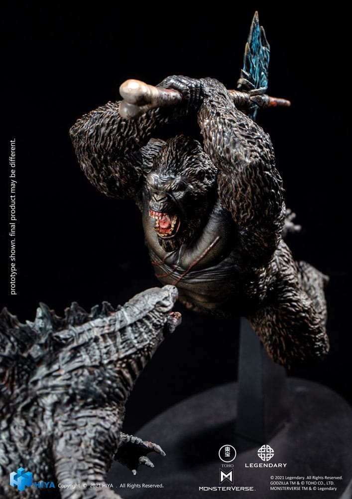 Godzilla PVC Statue Godzilla vs Kong (2021) Kong 26cm - Action Figures - Hiya Toys - Hobby Figures UK