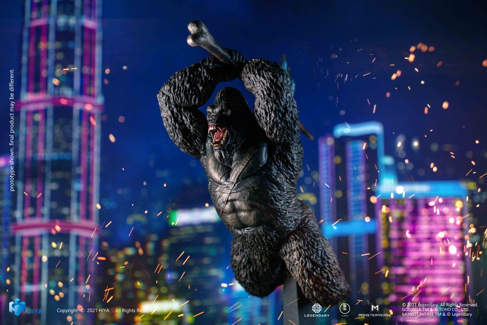 Godzilla PVC Statue Godzilla vs Kong (2021) Kong 26cm - Action Figures - Hiya Toys - Hobby Figures UK