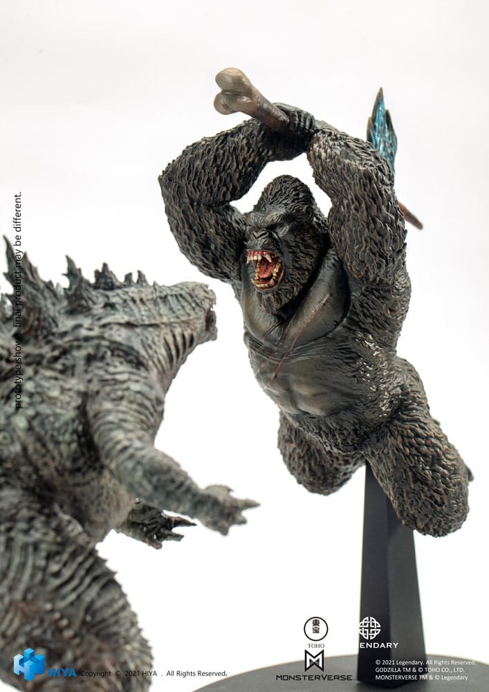 Godzilla PVC Statue Godzilla vs Kong (2021) Kong 26cm - Action Figures - Hiya Toys - Hobby Figures UK