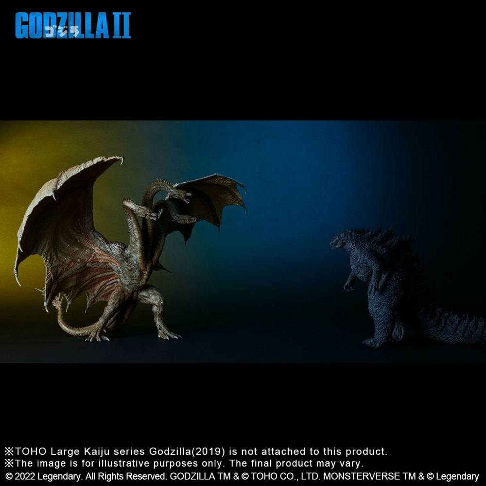 Godzilla 2: King of the Monsters TOHO Large Kaiju Series PVC Statue King Ghidorah (2019) 39cm - Scale Statue - X-Plus - Hobby Figures UK