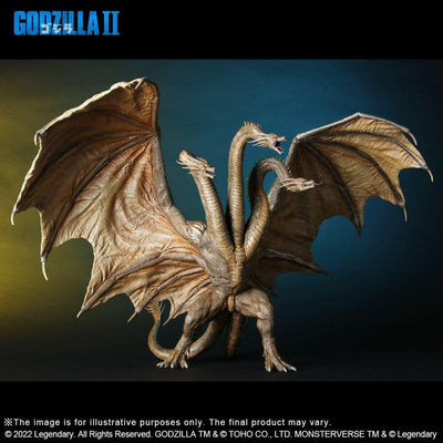 Godzilla 2: King of the Monsters TOHO Large Kaiju Series PVC Statue King Ghidorah (2019) 39cm - Scale Statue - X-Plus - Hobby Figures UK