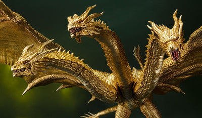 Godzilla: King of the Monsters S.H. MonsterArts Action Figure King Ghidorah (Special Color Ver.) 25 - Action Figures - Bandai Tamashii Nations - Hobby Figures UK