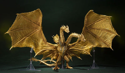 Godzilla: King of the Monsters S.H. MonsterArts Action Figure King Ghidorah (Special Color Ver.) 25 - Action Figures - Bandai Tamashii Nations - Hobby Figures UK