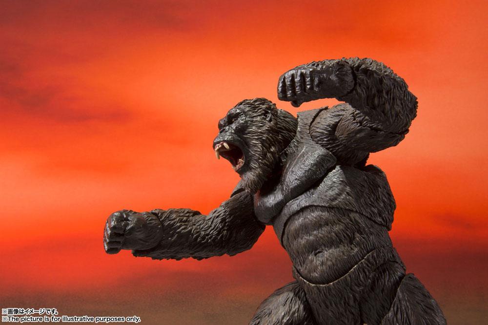 Godzilla vs. Kong 2021 S.H. MonsterArts Action Figure Kong 15cm - Action Figures - Bandai Tamashii Nations - Hobby Figures UK