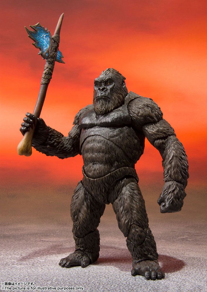 Godzilla vs. Kong 2021 S.H. MonsterArts Action Figure Kong 15cm - Action Figures - Bandai Tamashii Nations - Hobby Figures UK