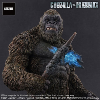 Godzilla vs. Kong 2021 TOHO Large Kaiju Series PVC Statue Kong 27cm - Scale Statue - X-Plus - Hobby Figures UK