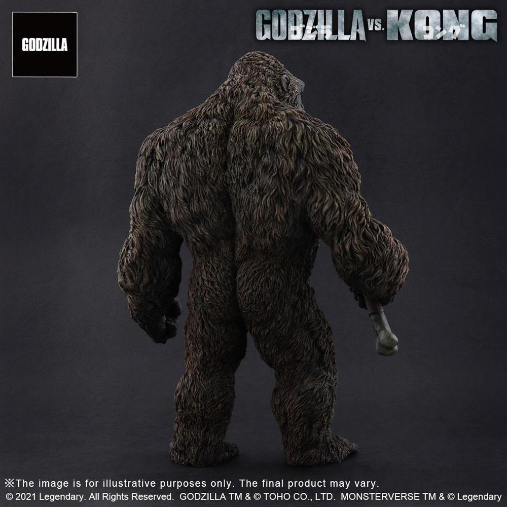 Godzilla vs. Kong 2021 TOHO Large Kaiju Series PVC Statue Kong 27cm - Scale Statue - X-Plus - Hobby Figures UK