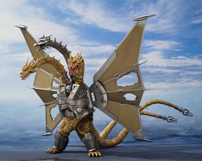 Godzilla vs. King Ghidorah S.H. MonsterArts Action Figure Mecha Ghidorah Shinjuku Decisive Battle Special Set 25cm - Action Figures - Bandai Tamashii Nations - Hobby Figures UK