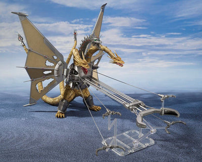 Godzilla vs. King Ghidorah S.H. MonsterArts Action Figure Mecha Ghidorah Shinjuku Decisive Battle Special Set 25cm - Action Figures - Bandai Tamashii Nations - Hobby Figures UK