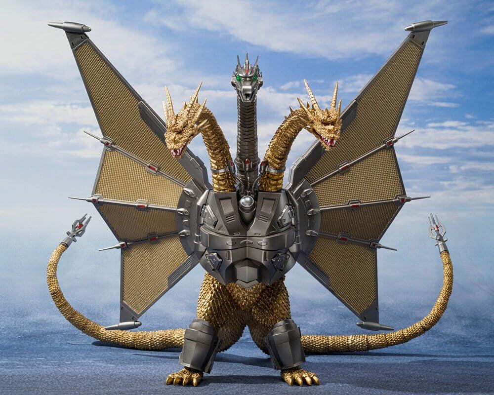 Godzilla vs. King Ghidorah S.H. MonsterArts Action Figure Mecha Ghidorah Shinjuku Decisive Battle Special Set 25cm - Action Figures - Bandai Tamashii Nations - Hobby Figures UK