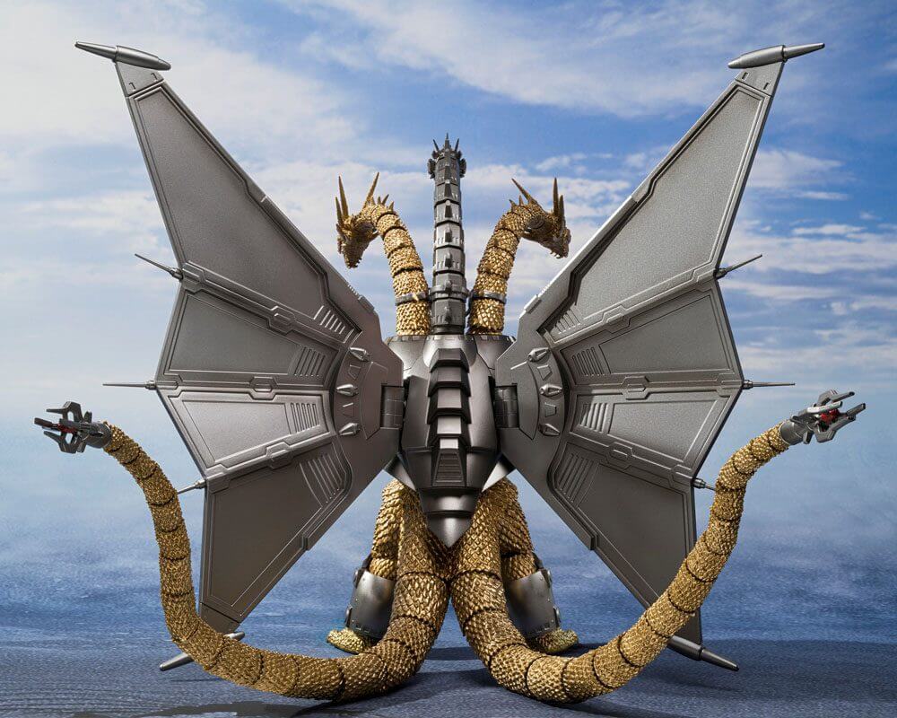 Godzilla vs. King Ghidorah S.H. MonsterArts Action Figure Mecha Ghidorah Shinjuku Decisive Battle Special Set 25cm - Action Figures - Bandai Tamashii Nations - Hobby Figures UK